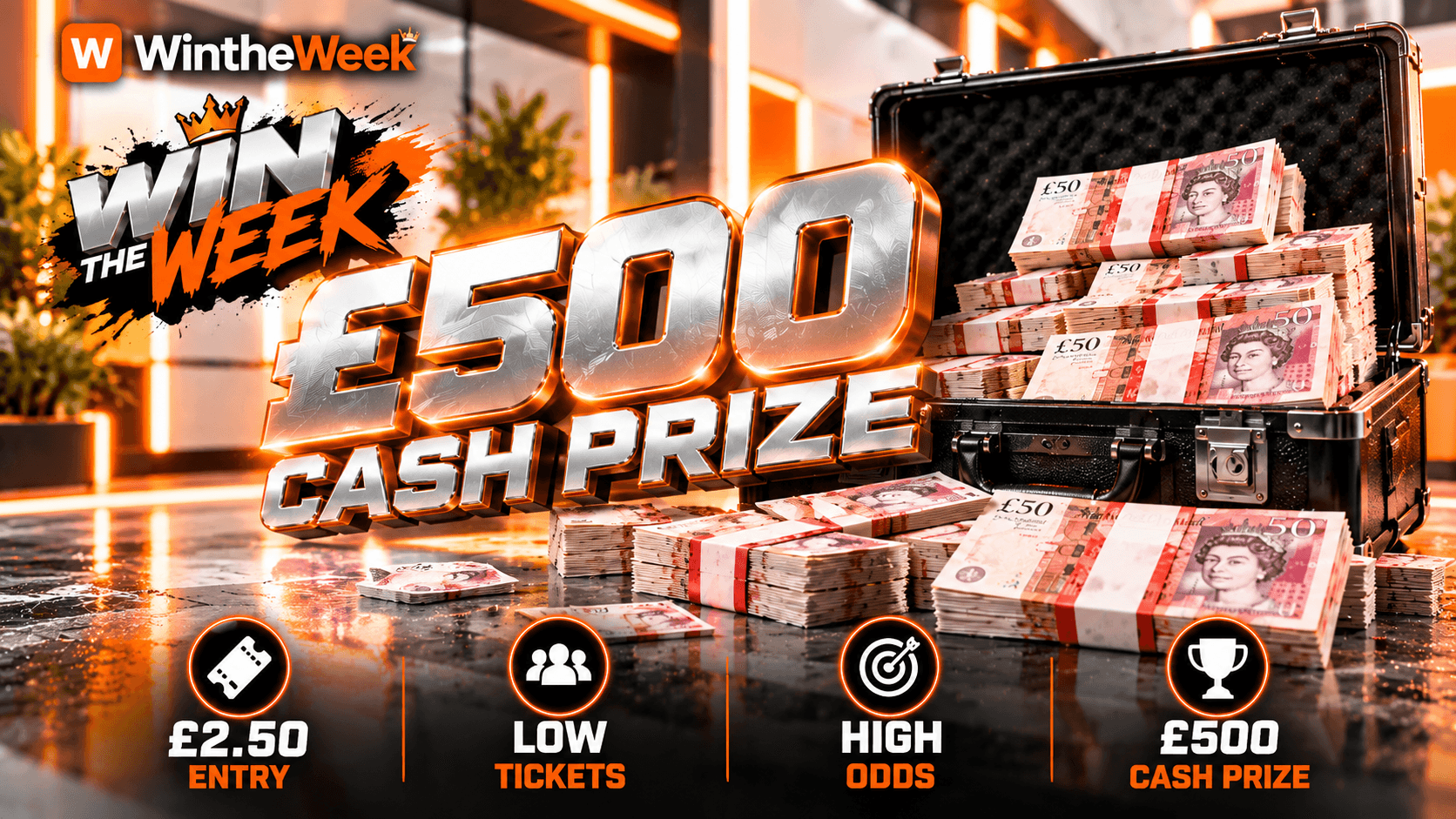£500 Cash Prize