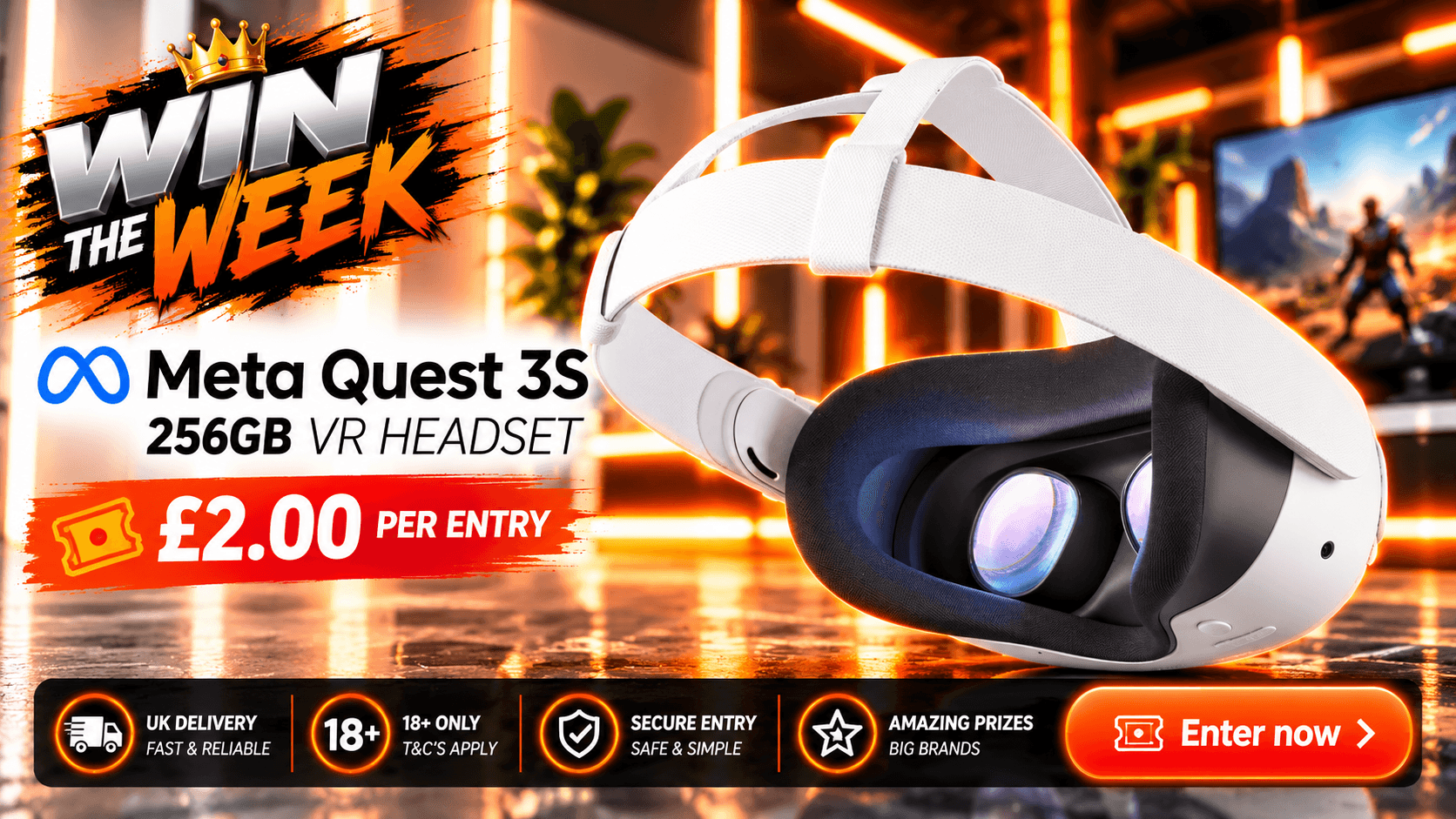 Meta Quest 3S 256GB VR Headset